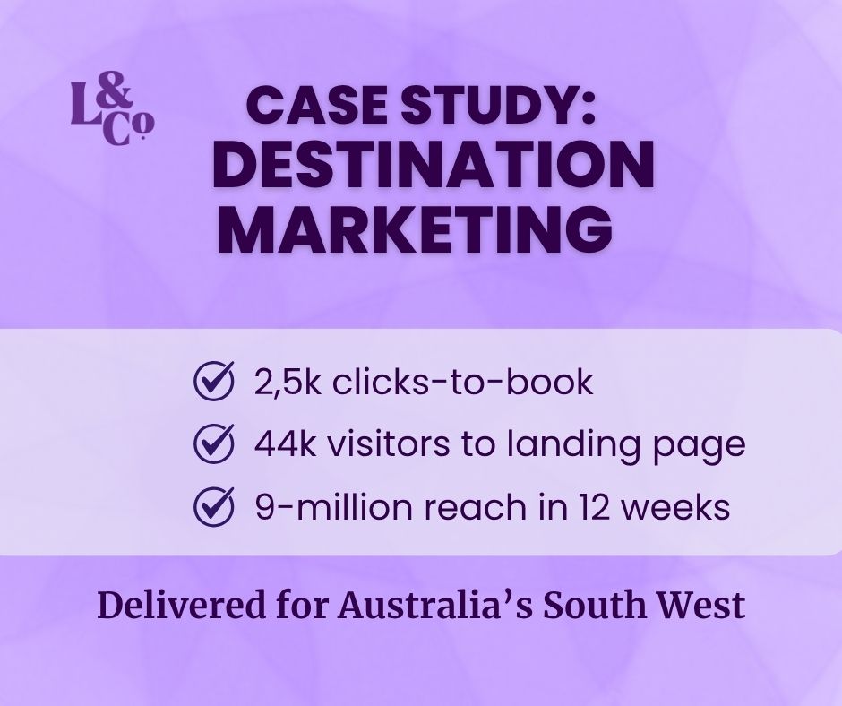 ASW Case Study Case Study: Destination Marketing for Australia's South West regional tourism organisation